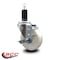 Service Caster 4'' Nylon Swivel 1-1/4'' Expanding Stem Caster with Brake SCC-EX20S414-NYS-TLB-114 - alternate 3